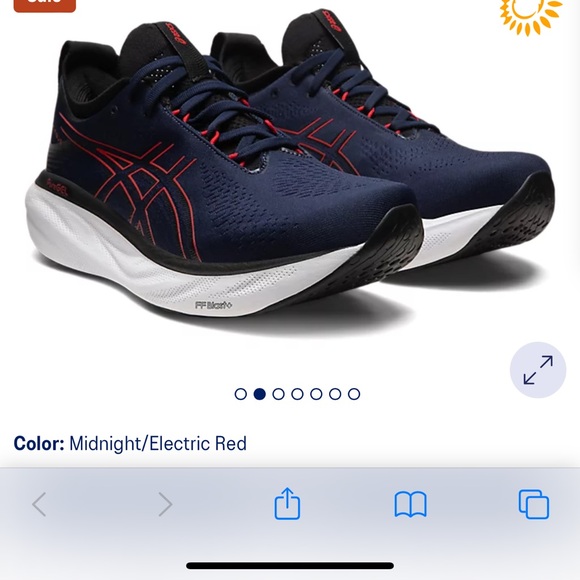 Gel Nimbus 25 size 7 in men’s (fits a women 8.5) - Picture 4 of 6